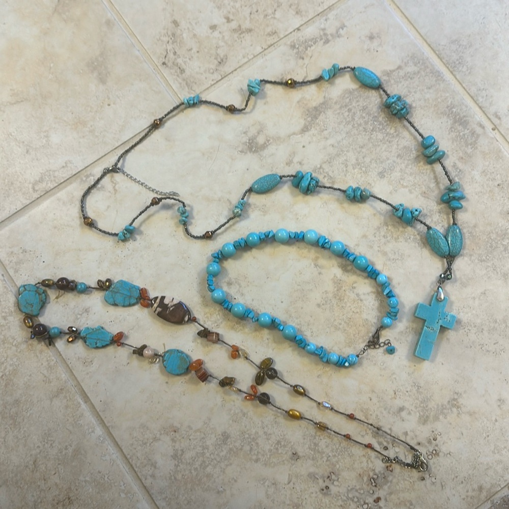Stone Necklace Lot